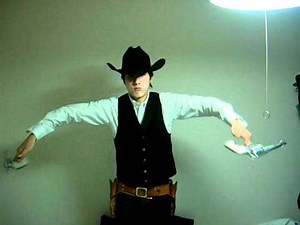 Gun spinning practice