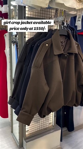 Girls Crop Jackets Available at Hob Nop Clothing