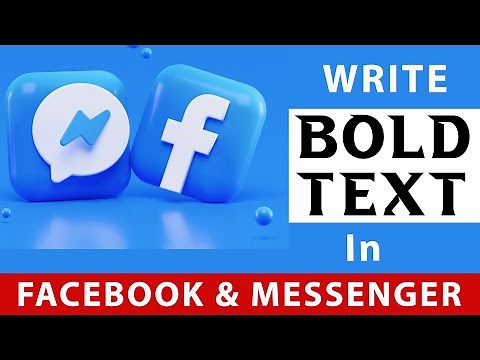 How To Bold Text on Facebook and Messenger - Fast and Easy