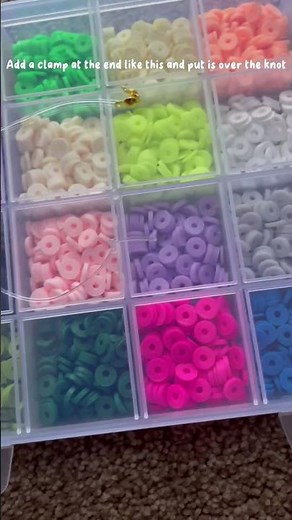 How to make a clay bead keychain