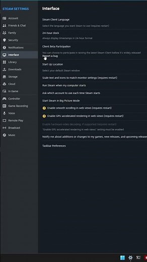 Easy Steam Optimizations for Windows