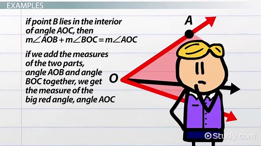 Angle Addition Postulate | Definition, Formula & Examples