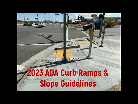 ADA Curb Ramps & Slope Guidelines
