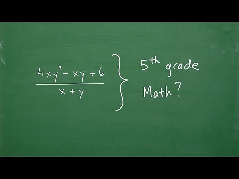 How I would explain Algebra to a 5th grader