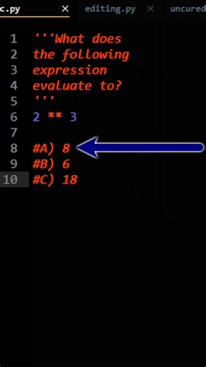 Python Practice Question: Exponentiation
