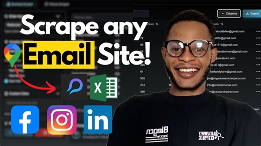 How to Scrape Emails from Any Social Media Site | Data Scraping Tutorial for Beginners