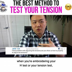 One of the most common questions we receive about using your Ricoma embroidery machine is how to test your tension and adjust it properly. In this clip, Henry goes over some tips for the best method for test your tension and making sure it's where you need it to be to get the best results on your project. Tension plays a key role in producing a quality item on your embroidery machine, so if this is something you've had trouble with, watch this clip in full! #Embroidery #EmbroideryMachine #Machin
