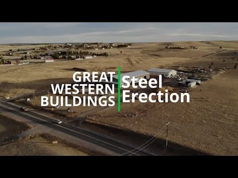 How to Build a Steel Building - Erecting the Steel