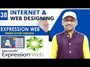 38. Internet and Web Designing | Expression Web | How to Create Web Layout Using Expression Web