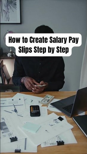 How to Create Salary Pay Slips Step by Step