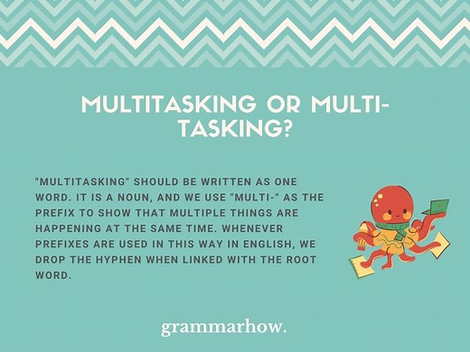 Multitasking or Multi-tasking? (Hyphen Rule Explained)