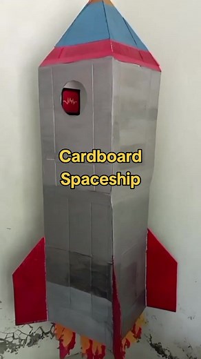 DIY Cardboard Spaceship Craft Ideas for Kids