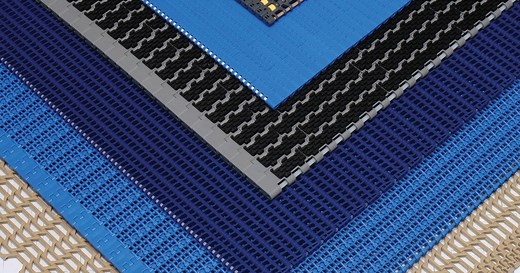 Modular plastic conveyor belts