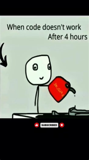 when code doesn't Work After 4 Hours 🤬🤯 #coding #programming #javascript #python