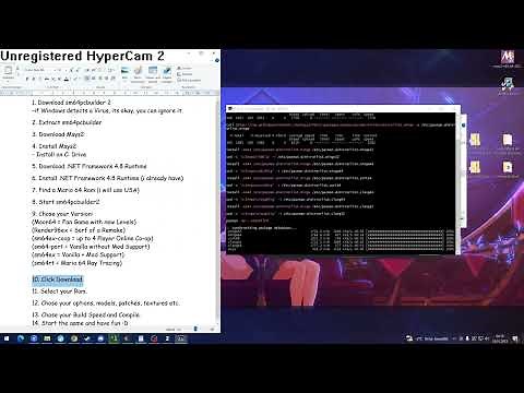 Super Mario 64 PC Port: How to compile the game with User Interface and Mods [sm64pcbuilder2][2023]
