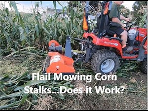 Betstco Standard Duty Flail Mower VS. Corn Stalks...Who Wins?