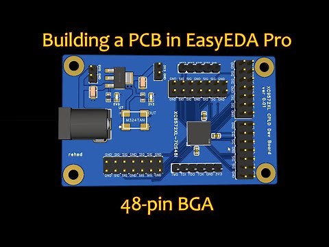 Walkthrough: Building a Small PCB in EasyEDA Pro (BGA CPLD Dev Board)