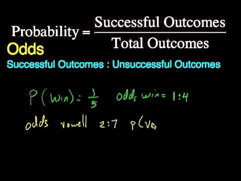 Converting between Probability and Odds ... MathWOEs