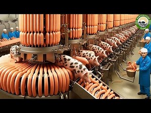 Inside the Modern Pork Sausage Factory | How Millions of Pigs Are Processed into Sausages