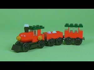 LEGO Christmas Train Building Instructions - LEGO Creator 30543 "How To"