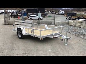 QSA 6x10' Deluxe Aluminum Landscape Utility Trailer 2990# GVW QSA7210Deluxe-B-030
