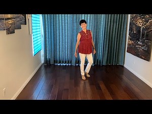 Señorita La La La line dance demonstration and tutorial by Stephie