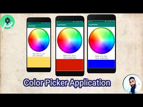 Color Picker application in android studio