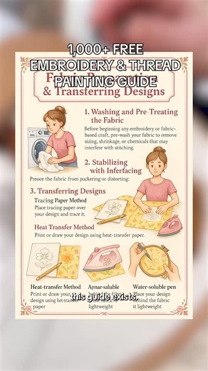 Learn Embroidery the Easy Way 🧵 The Embroidery Design Guide teaches you how to create clean, stylish, beautiful embroidery — even if you’ve never stitched before. With simple step-by-step lessons, you’ll learn essential techniques and creative patterns you can start today. ✨ Beginner-friendly stitching lessons 🎨 Patterns, templates & practice sheets included 🧶 Learn outlines, shading, floral designs & decorative borders 💡 Creative project ideas for clothing, gifts & home decor 🏠 Perfect for
