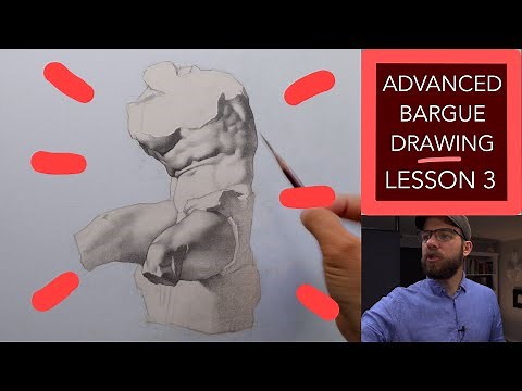 How to draw an Advanced Bargue: Lesson 3