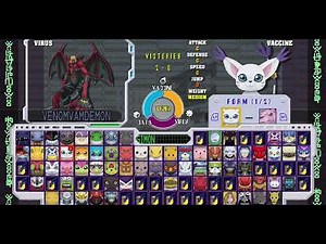 Digimon Rumble Arena Remake -- VenomVamdemon/VenomMyotismon Gameplay