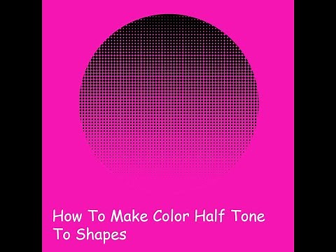 How to Create Dotted Halftone Images To Shapes in Photoshop ( Easy Adobe Photoshop Tutorial )