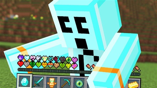 I discovered Minecraft's new custom hearts