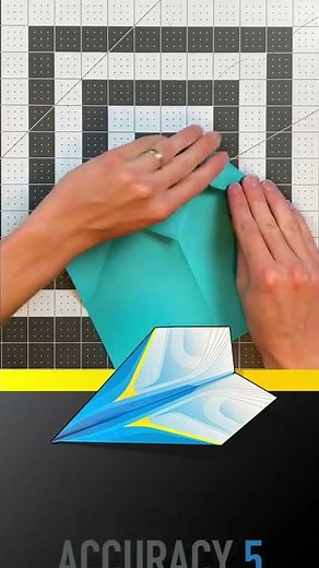 Fold an EASY Glider Paper Airplane in 1 Minute!