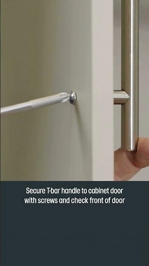 How To Install Handles on Greenwich Kitchen Cabinets from Howdens #cabinet #kitchenhandles #howto