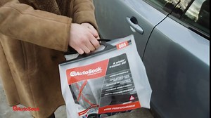 AutoSock Passenger Vehicle Snow Socks for Tires, HP830 - Car Sock Tire Traction Device for Snow, Ultimate Chain Alternative for Cars, SUVs & Pickup Trucks, Pack of 2