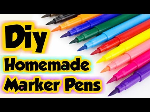 how to make markers at home - diy copic markers | diy homemade marker pens /diy fun idea in lockdown