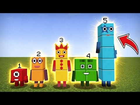 Numberblocks MOD In Minecraft PE