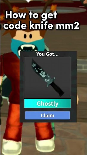 How to get code knife (roblox mm2)
