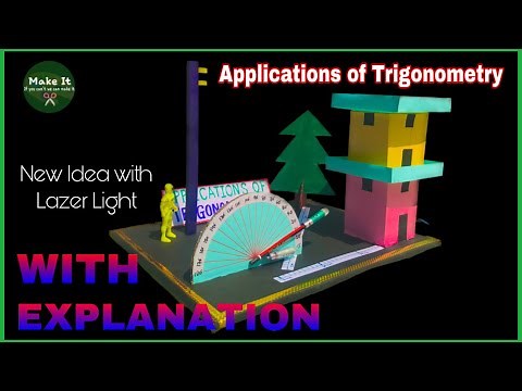 Mathematics working model for B.ed | Applications of Trigonometry Working Model | Full Explanation