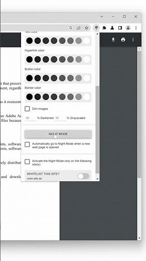 PDF Dark Mode Unleashed! 🌚📖|Transforming Pages with Turn Off the Lights🔅|Enhance Your PDF Experience