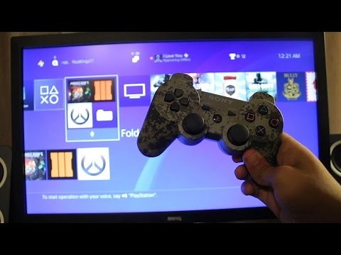 How to Use PS3 Controller on PS4 *EASY METHOD*