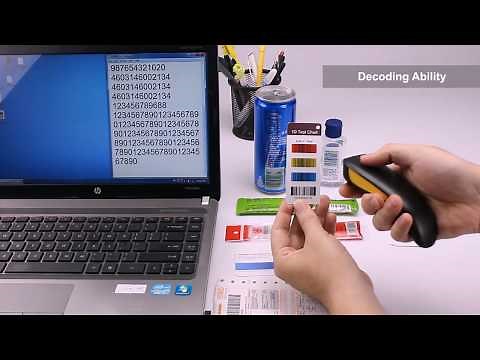 NETUM C750 Bluetooth 2D Barcode Scanner Pocket Wireless QR Reader for IOS Android Windows