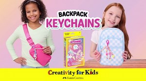 Creativity for Kids Backpack Keychains Mini Kit | Make 2 Trendy Keychains with Beads & Charms | DIY Craft Kit for Kids | Great for Travel, Parties & Gifts | Spring Crafts (Ages 6+)