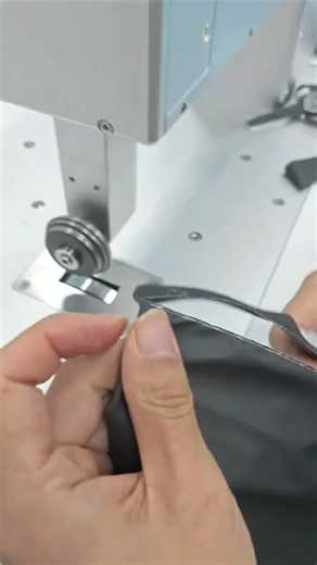 Ultrasonic sewing machine for coated fabric welding and cutting #ultrasonicsewingmachine