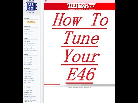 BMW E46 ECU Tuning | DIY Tune for Better Performance & More Power!