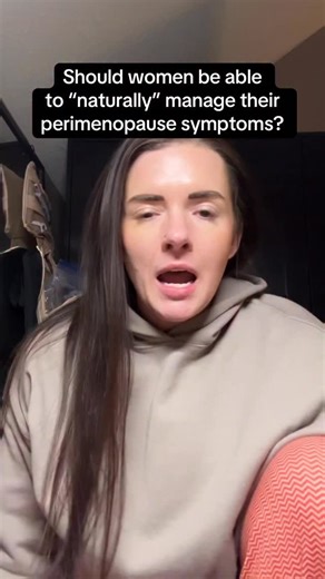 Hot take: “Naturally” managing your #perimenopause or menopause symptoms isn’t a flex… 🥹😅 On paper, the idea of being able to “naturally” manage your perimenopause symptoms sounds great!!! But that is just not the reality for MOST women. Most women will experience very real, life altering symptoms that cannot be fixed with supplements, more protein, or incline walking… That’s not to say that those things aren’t also extremely beneficial, but there is ZERO shame in needing or wanting to utilize