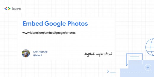 Embed Google Photos in your Website and Emails - Generate Direct Links for Google Photos
