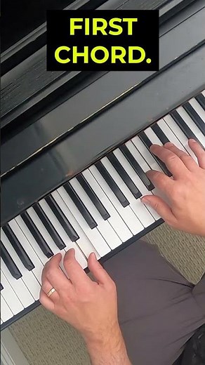 How to Play Faithfully by Journey: Easy Piano Tutorial #shorts #pianotutorial