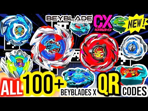 All 100+ BEYBLADE X BEYS QR CODES | IMPACT DRAKE | ALL NEW COMPLETE BEYBLADE X QR CODES
