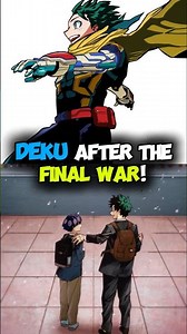 What happened to Deku After Defeating All for One in the Final War? #anime #manga #mha